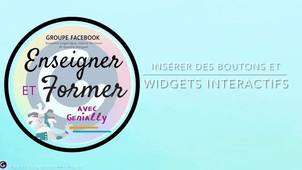 Boutons et widgets interactifs