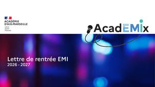 Lettre de rentrée EMI - 2026-2027