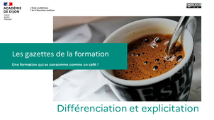 Gazette 14 - Différenciation et explicitation