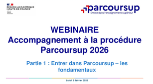 Entrer dans Parcoursup - les fondamentaux