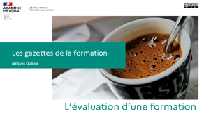 Gazette 7 - évaluation d'une formation