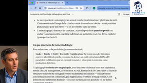Analyser un cours avec Claude