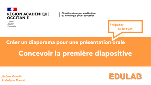 5/7  Concevoir la première diapositive