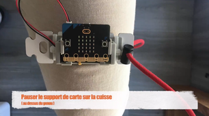 fixation du support pour l'activite squats