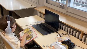 TED-i : Renforcer l'engagement de l'élève empêché — un rituel de mathématiques en CP avec le robot de téléprésence.mp4