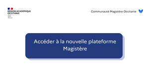 Accéder à Magistère depuis M@gistère.mp4