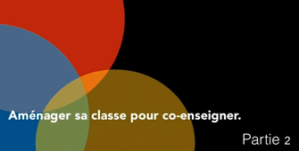 (2) Aménager sa classe, co-enseigner.