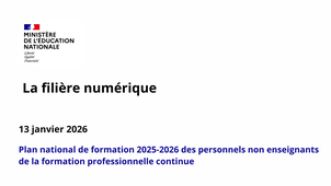 La filière numérique