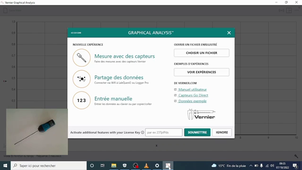 Comment connecter un capteur godirect sur le logiciel Graphical Analysis