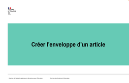 Drupal 10 - Créer l'enveloppe d'un article