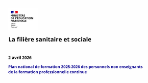 La filière sanitaire et sociale