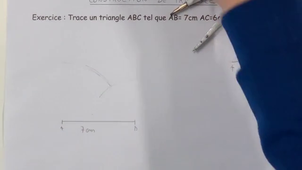 Construire un triangle à partir de trois longueurs connues