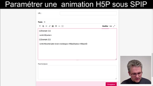 Paramétrer une activité H5P sous SPIP