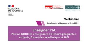 SPAN 24 : Enseigner l'IA