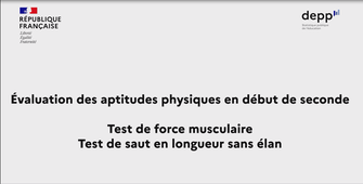 Évaluation des aptitudes physiques en début de seconde  - Test de force musculaire (saut en longueur)