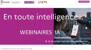 En toute intelligence : 6- IA et santé mentale des adolescents