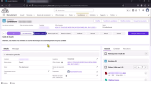 Virtuo Recrutement - suivi et traitement des candidatures : de l'analyse à la transmission pour entretien