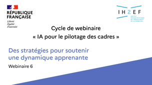 Des stratégies pour soutenir une dynamique apprenante