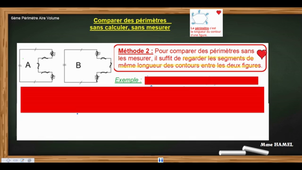 Comparer des périmètres sans mesurer 6eme