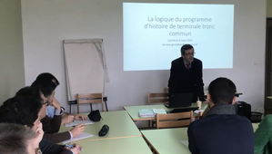 Présentation du programme d'histoire de Terminale tronc commun par Jérome GRONDEUX, IGESR