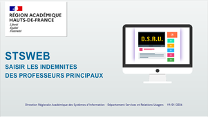 STSWEB saisir indemnités PP