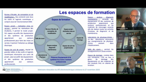 BTS électrotechnique : STI - PC - rénovation du référentiel du diplôme 2020 Les espaces de formation