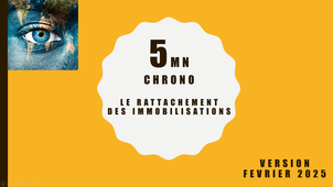 LA VALIDATION ET LE RATTACHEMENT DES IMMOBILISATIONS