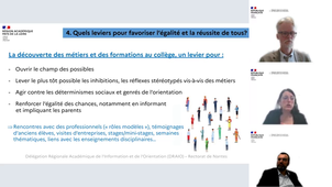 Les grands enjeux de l'orientation à partir d'indicateurs
