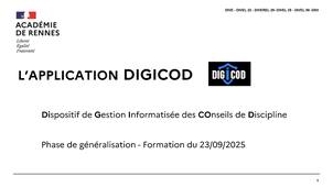 Webinaire de présentation de l'application DIGICOD