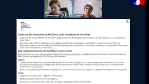 3-Développer les parcours de formation comprenant une immersion en milieu professionnel -EAFC VERSAILLES