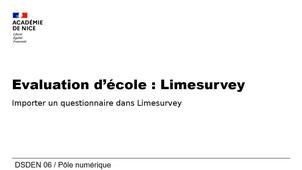 2 Importer un questionnaire dans limesurvey.mp4
