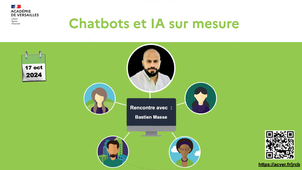 Jeudis de la recherche : chatbots et IA sur mesure avec Bastien Masse