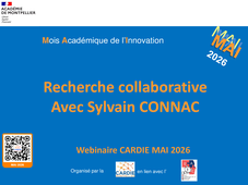 Recherche collaborative avec Sylvain Connac Webinaire CARDIE MAI 2026