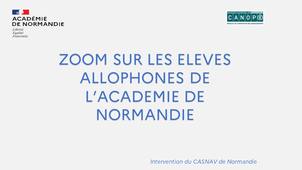 Zoom sur la scolarisation des Élèves Allophones Nouvellement Arrivés dans l'Académie de Normandie