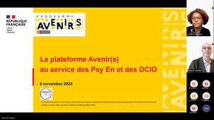 La Plateforme AVENIR(S) au service des psy-EN et des DCIO