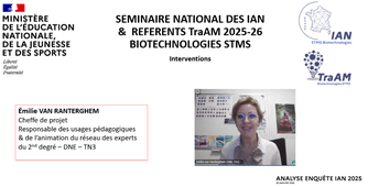 DNE TN3 - Emilie Van Ranterghem - Séminaire National 2026
