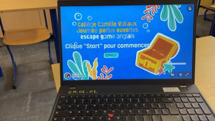 Reportages sur la préparation des portes ouvertes au Collège Camille Vallaux