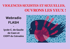Webradio lycée C. de Gaulle CAEN - Flash : Violences Sexistes et Sexuelles