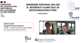 IGSER STVST - S.Carotti & M.Le Bras Caraboeuf - Séminaire National 2026