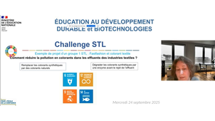 Education au développement durable et biotechnologies