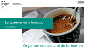 Gazette 13 - organiser une activité