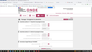 ONDE : Passage 2024 - Enregistrer le calendrier