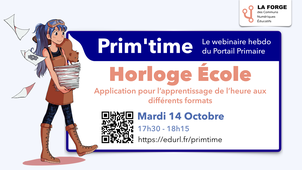 REPLAY - Prim'Time du 14 octobre 2025 - “Horloge école” par Thierry Munoz