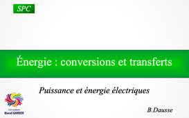 E_1-2: Puissance et énergie électrique