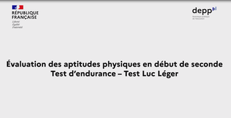 Évaluation des aptitudes physiques en début de seconde - Test d’endurance