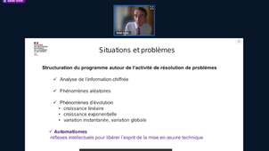 1- Présentation du programme et des ressources d'accompagnement- X. SORBE - M-0. BOUQUET