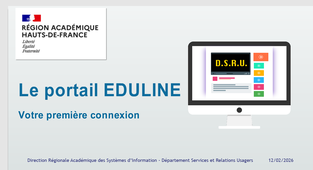 Première connexion au portail eduline
