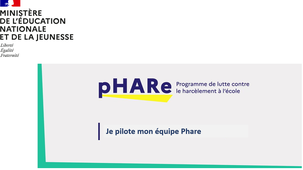 Menu 1 pour les CE : Je pilote mon équipe Phare