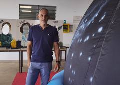 Un planétarium dans le lycée : Lacaze, la tête dans les étoiles !