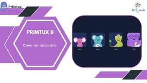 Primtux 8 : créer un raccourci sur le bureau